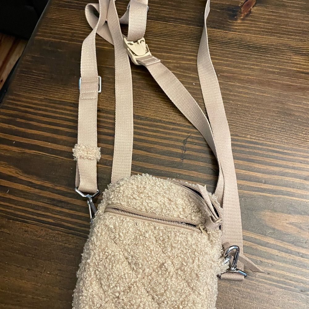 Vera Bradley Tan Crossbody Bag with Textured Design
